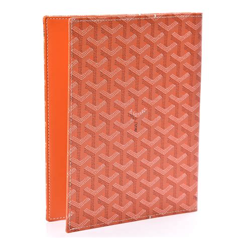 GOYARD Goyardine Agenda Cover Orange 